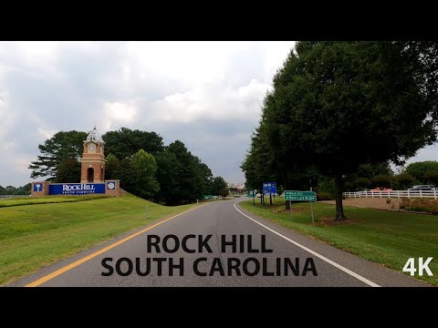 Rock Hill, South Carolina - 4K Drive