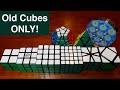 Only Using My OLDEST Cubes For a Day!