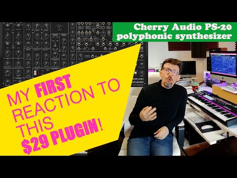 PS 20 Polyphonic Synthesizer Cherry Audio | My first reaction | best synth plugins | by AGD