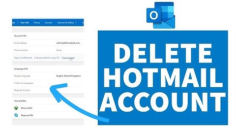 How to Delete Hotmail Account | Remove Hotmail Account 2022