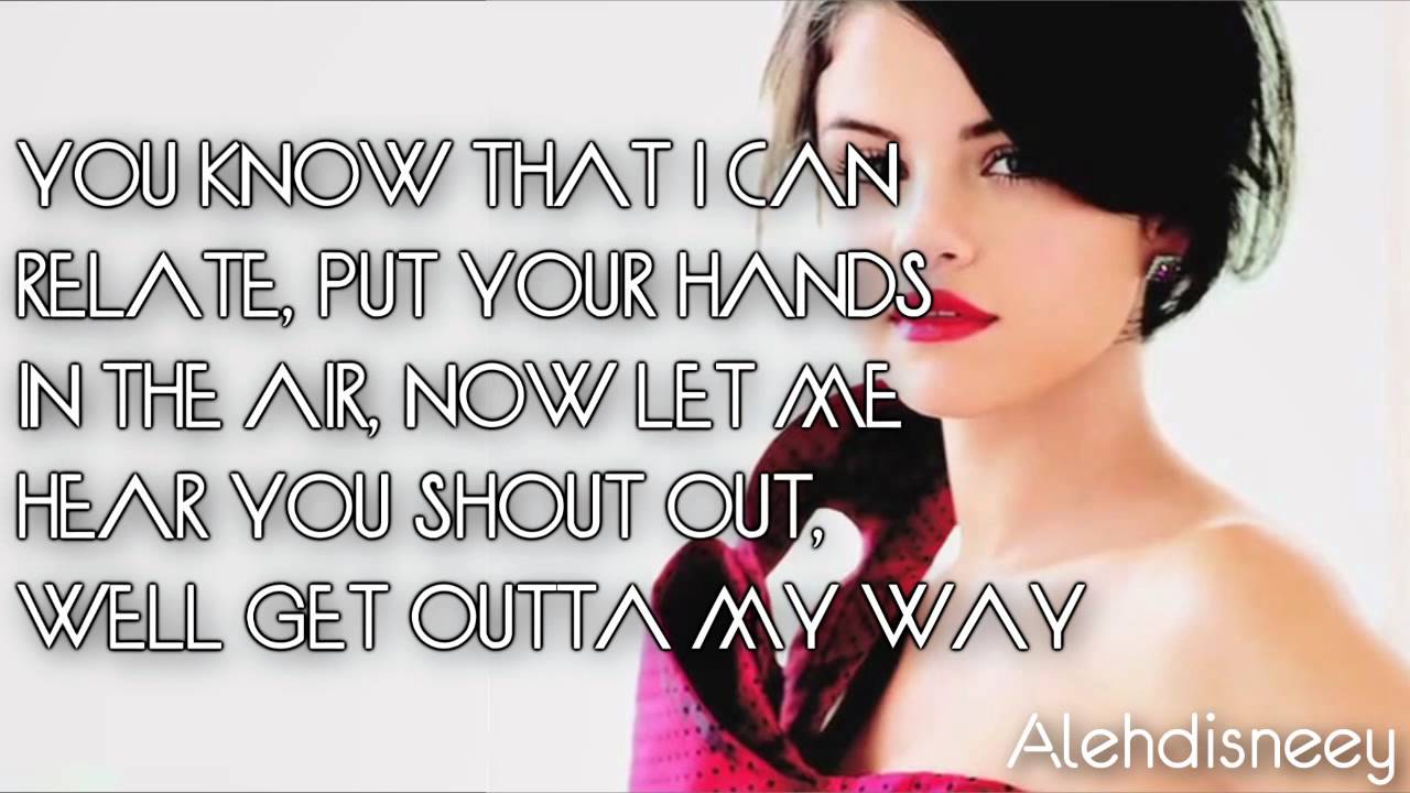 Selena Gomez & the Scene Spotlight (Lyrics Video) HD YouTube