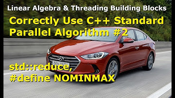 TBB #19: Correctly Use C++ Standard Parallel Algorithm #2 std::reduce