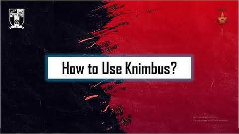 Remote Access Knimbus @ Dr GRD Memorial Library