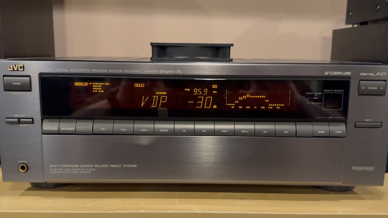 Action Packed JVC RX-905V 1991 120WPC Repair Walkthough - 30