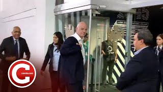Gianni Infantino, Presente En El Estadio Bbva