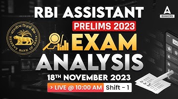 RBI Assistant Analysis 2023 | RBI Assistant Exam Analysis (Shift 1) | RBI Assistant Asked Questions