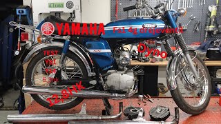 Yamaha fs1 4g drejeventil, får 12,8hk kit på, og test af yb1 vs 5,3hk vs 1y4