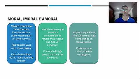 O que é uma pessoa amoral?
