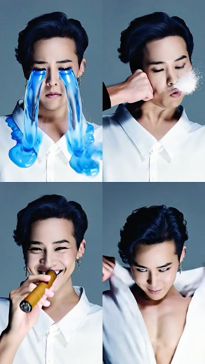 GD G-Dragon's fun AI effect play #gd #gdragon #funny #ai #play
