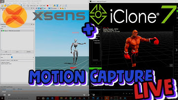 Xsens + IClone = LIVE
