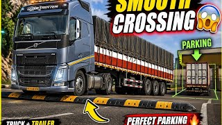 Realistic Truck Trailer Parking 🚛 | Smooth Speed Breaker Crossing 🔥 Truckers of Europe 3 screenshot 3