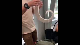 He made elephant's trunk just by paper #origami #creative #creative_shorts #shorts