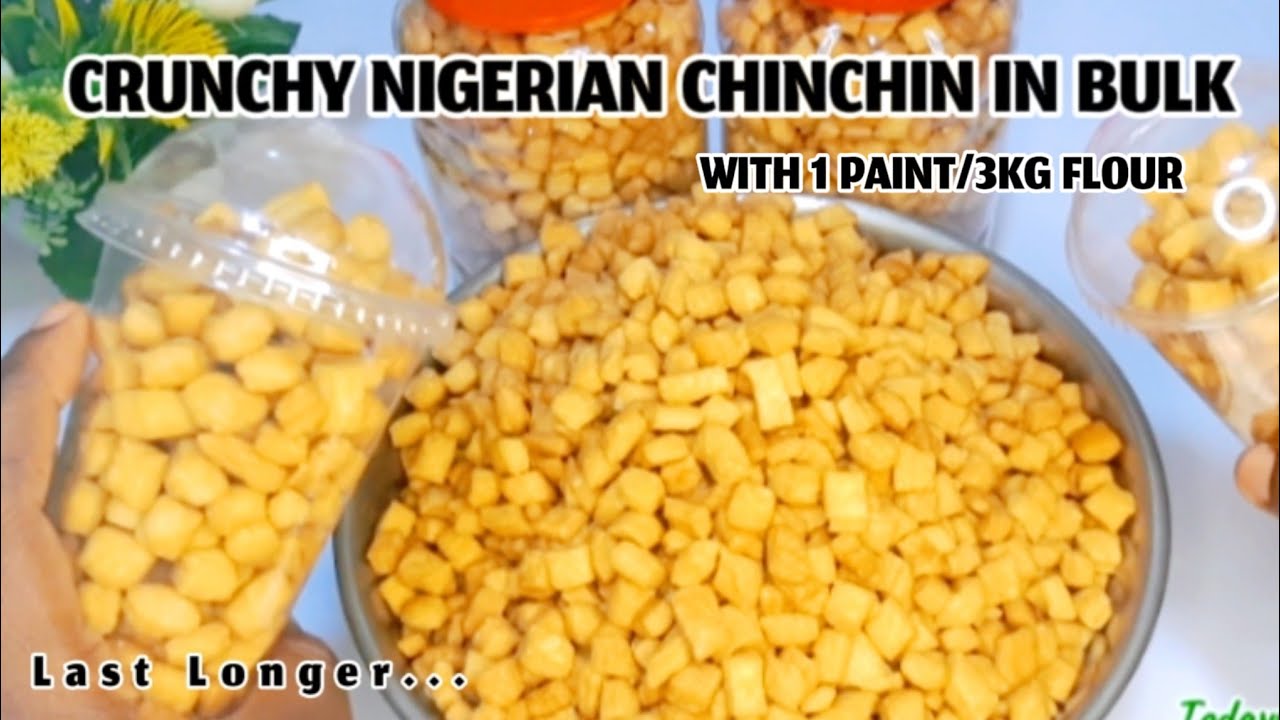 Хрустящий нигерийский чинчин оптом с 1 пачкой (3 кг) муки | Рецепт приготовления чинчина