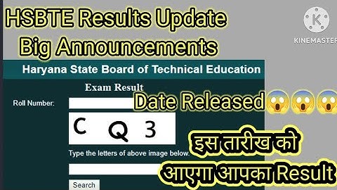HSBTE Result Update January 2024 l #polytechnic #hsbte #january2024exam #technicaldiplomaee
