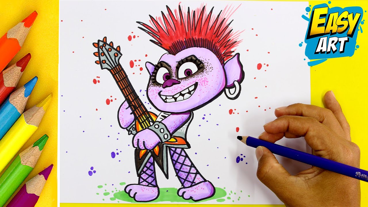 Queen Barb Trolls World Tour Coloring Art And Colorin - vrogue.co