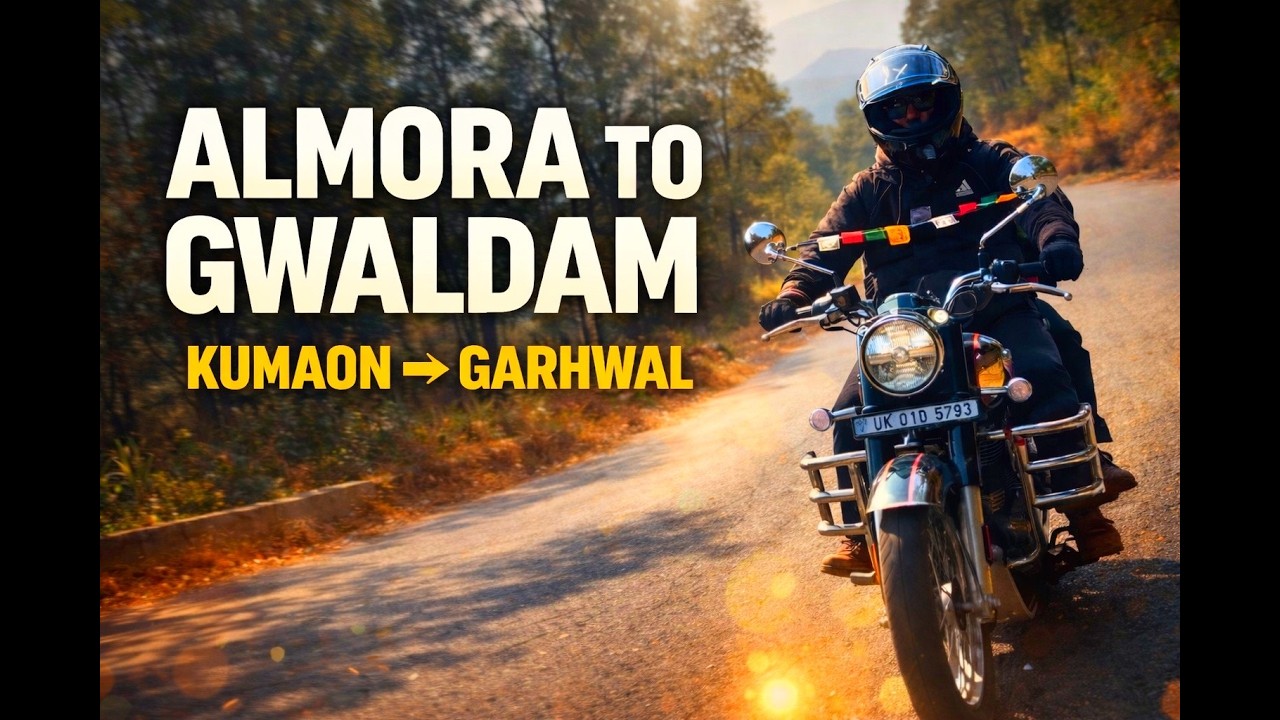 Almora to Gwaldam | Kumaon to Garhwal | Sunday Bike Ride | Motovlog | Ep 16