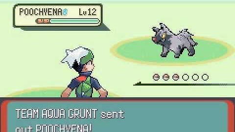 Pokemon Emerald 386 Team Aqua Encounter One
