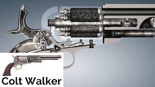 3D Animation: How a Colt Walker Revolver works