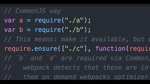 How to use Webpack code splitting - ProgrammingTIL #51 Webpack Video Tutorial Screencast 0008