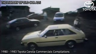1980 - 1983 Toyota Corolla Commercials Compilations (Part 1)