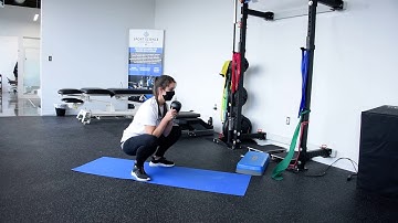 Deep Squat Bicep Curl