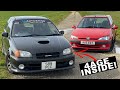 4AGE SWAPPED TOYOTA STARLET vs 106 GTI!!