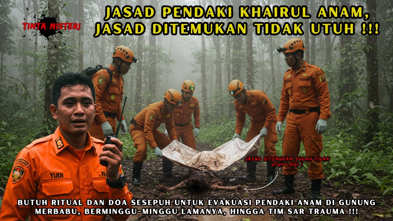 JASAD PENDAKI KHAIRUL ANAM DITEMUKAN TIDAK UTUH DI GUNUNG MERBABU, 2017. 