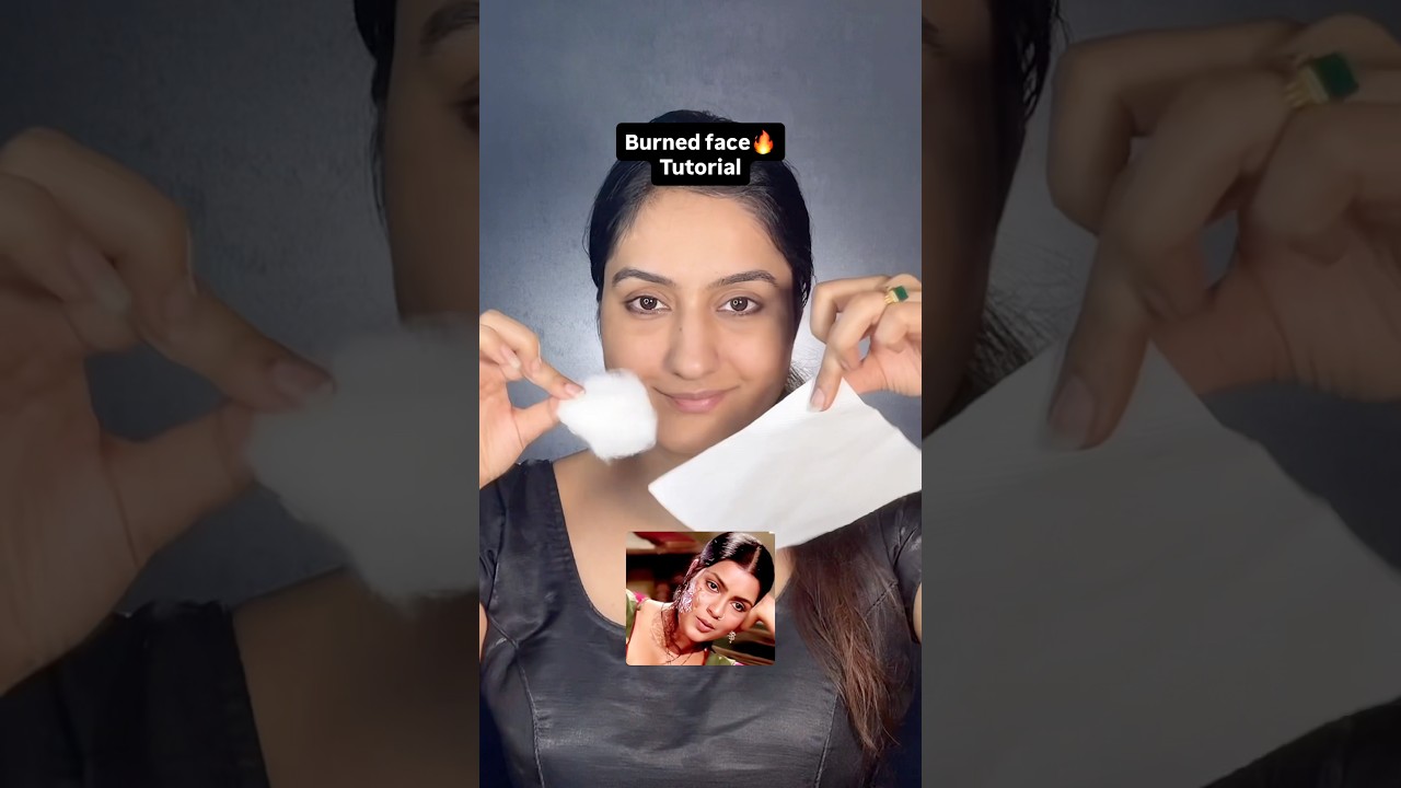 Burn face makeup tutorial 