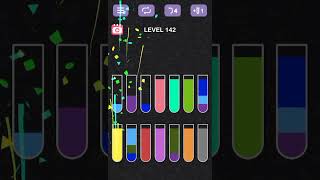 Water Sort Puzzle: Level 142 and 143 #walkthrough #gameplay #sorts #solution #puzzle