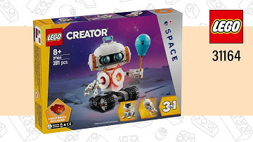 LEGO® Creator 3in1 Space Robot (31164)[281 pcs] Rocket & Dog | Speed Build @TopBrickBuilderLite