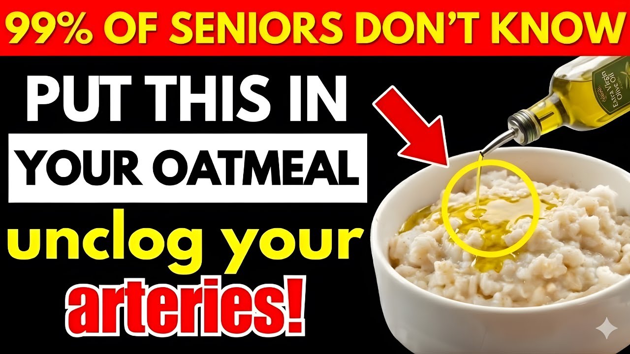 5 Ingredients That Clear Clogged Arteries After 60 ( Add to Your Oatmeal Tomorrow )