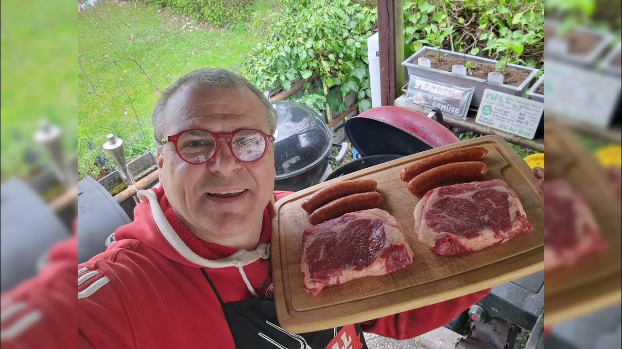 Rib Eye Dry Aged mit Chorizo Bratwurst vom Steelraum in Hallstadt bei