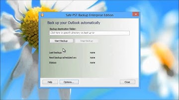 How To Back Up Microsoft PST File