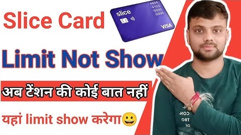 Slice Card Limit Check|Slice Perchase Power|Slice Card Balance Check|Slice Credit Card|Slice Card|