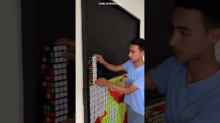 Made A Masterpiece With Rubik Cube Of Ronaldo|