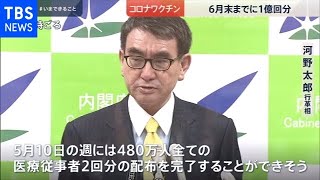 新型コロナワクチン ６月末までに１億回分
