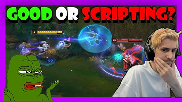 xQc plays vs a SCRIPTING Ahri?