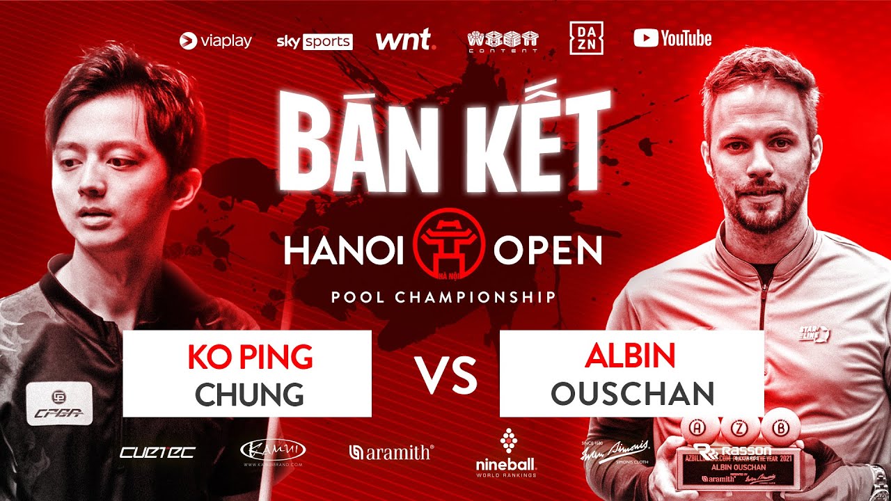 🔴Trực tiếp Ko Ping Chung vs Albin Ouschan 2023 Hanoi Open Pool