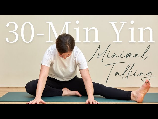 yin‪‪❤︎‬ 30-Minute Silent Yin Yoga | Minimal Cues Yoga for a Full-Body