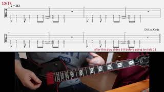 Metallica All Within My Hands guitar lesson