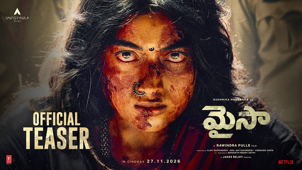 MYSAA Teaser (Telugu) | Rashmika | Rawindra Pulle | Jakes Bejoy | UnFormula Films