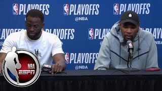 FULL Draymond Green, Kevin Durant, Warriors have to be more disciplined NBA on ESPN