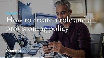 How to create a role and a provisioning policy in ClearID