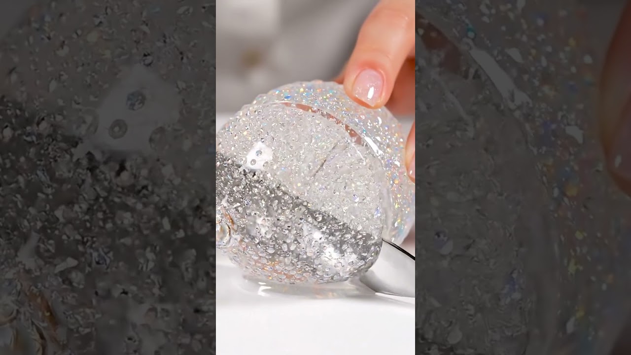 SPARKLING CRYSTAL LEMON ASMR Slicing