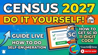 How to Do Census 2027 Self-Enumeration Online | Step-by-Step Portal Guide (se.census.gov.in)