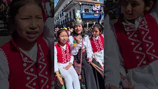 The little ones are also stars of the Inti Raymi. The little ones are also stars of the Inti Raymi.