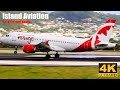 Intl  regional  767300f  737 max8  a319  short 360  atr 42 st kitts  caribbean