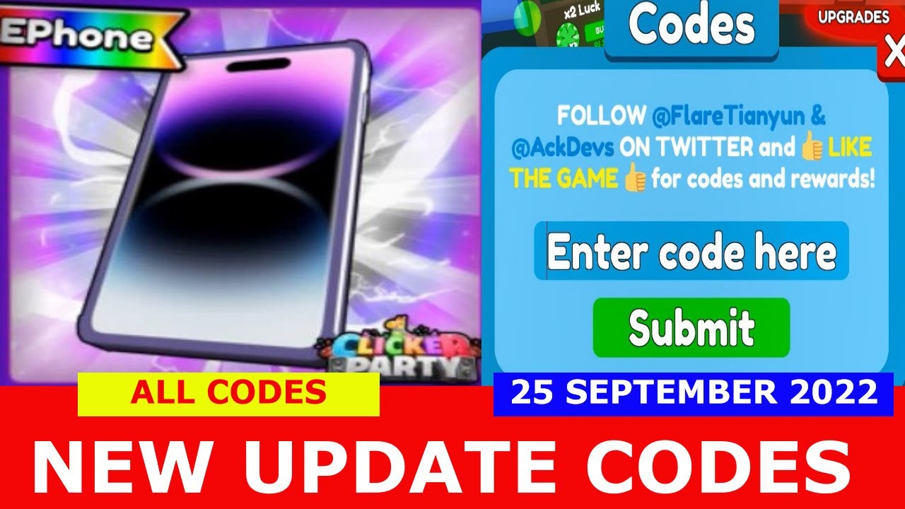 Clicker Party Simulator codes