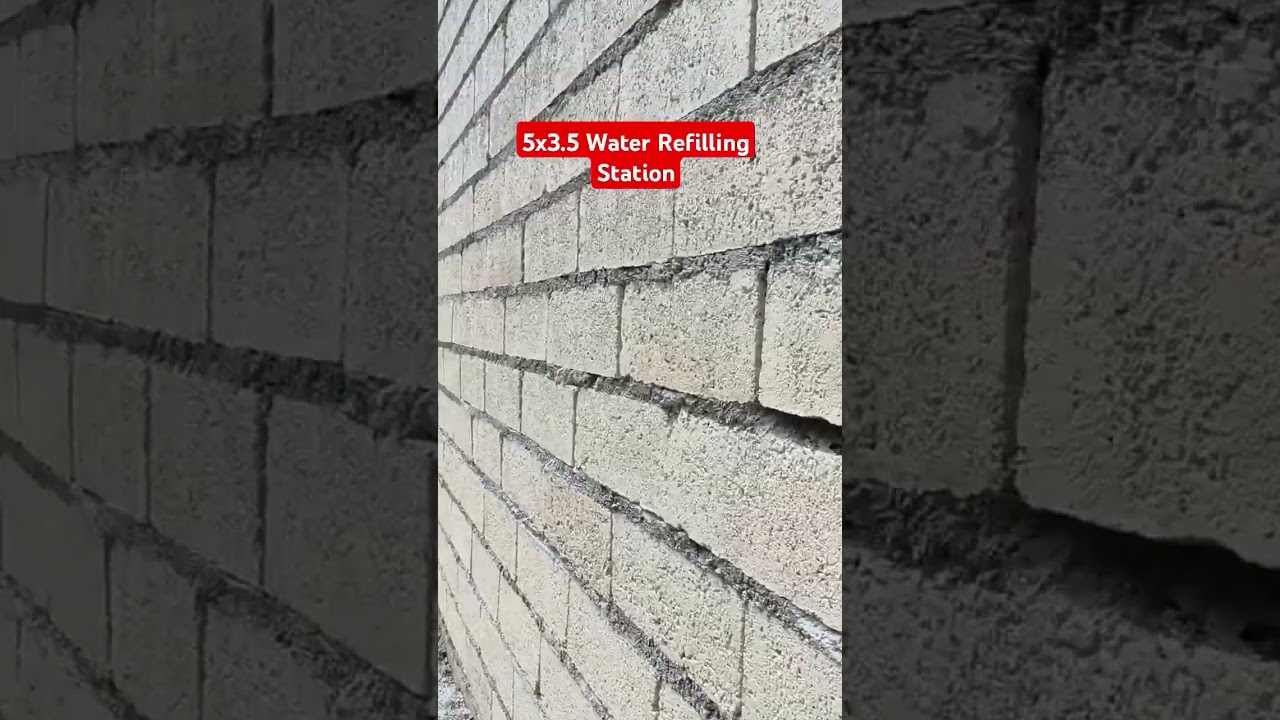 Small Sized Water Refilling Station Building 3.5x5m