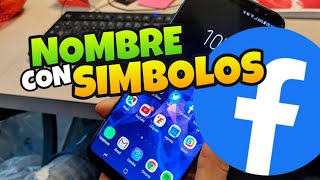 👉 Como Poner NOMBRE con SIMBOLOS en FACEBOOK [ANDROID] 💙 screenshot 4